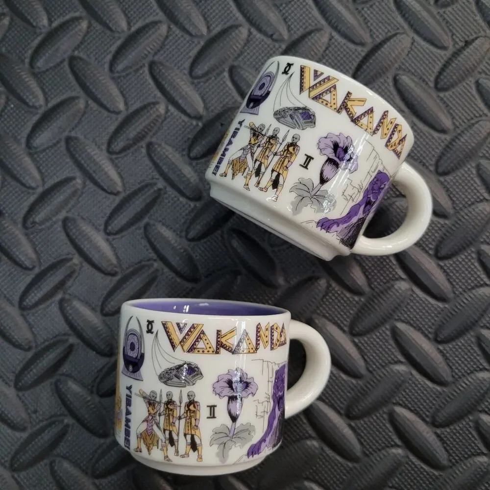 Starbucks Been There Series Marvel Wakanda Espresso Cups Set of 2